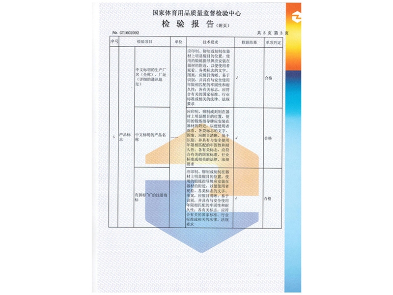 大體操墊檢測報告